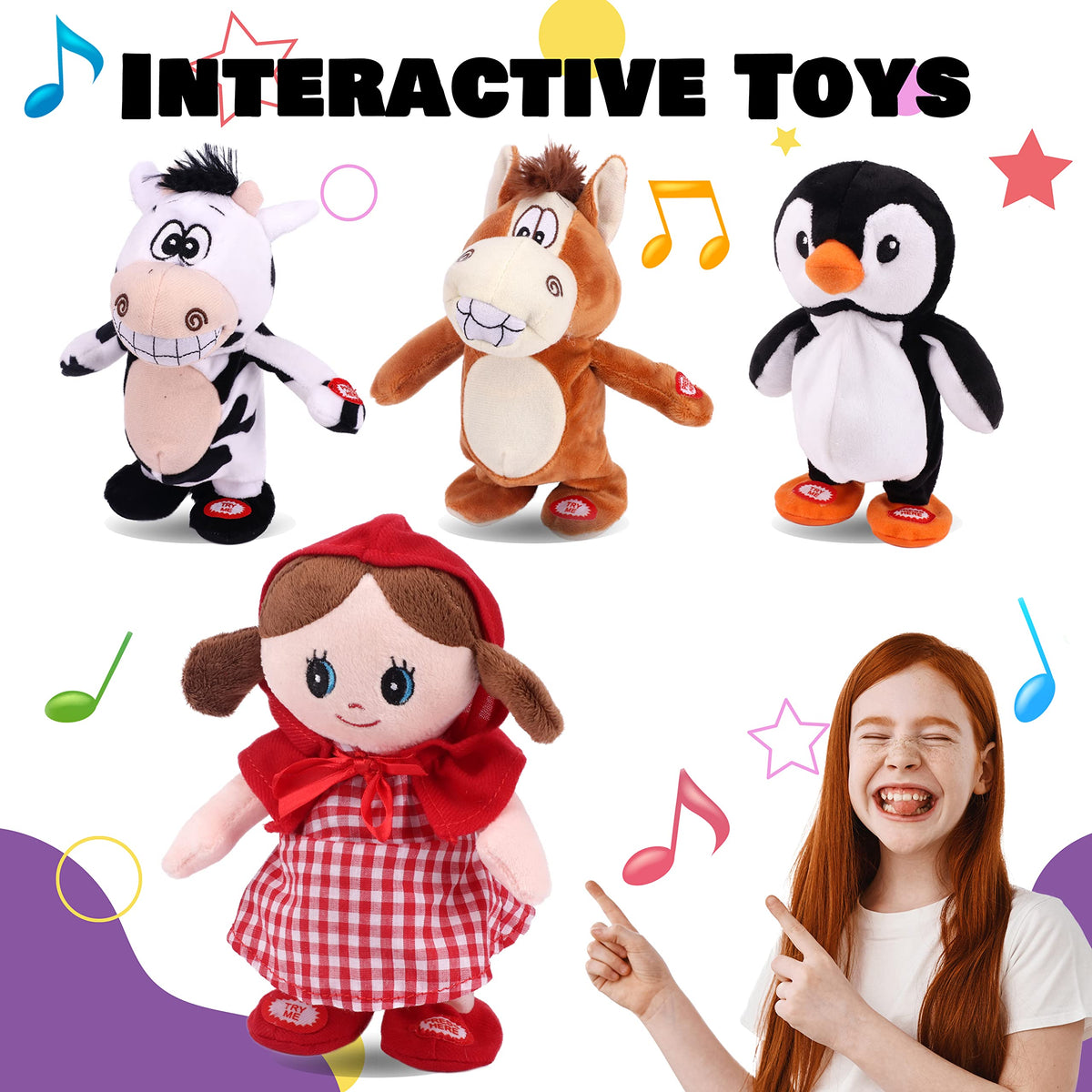 Hopearl Talking Penguin makes a charming gift for toddlers during learning play.
