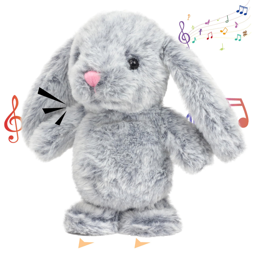 Hopearl Talking Singing Bunny repeat demo: interactive fun that echoes your words for kids.