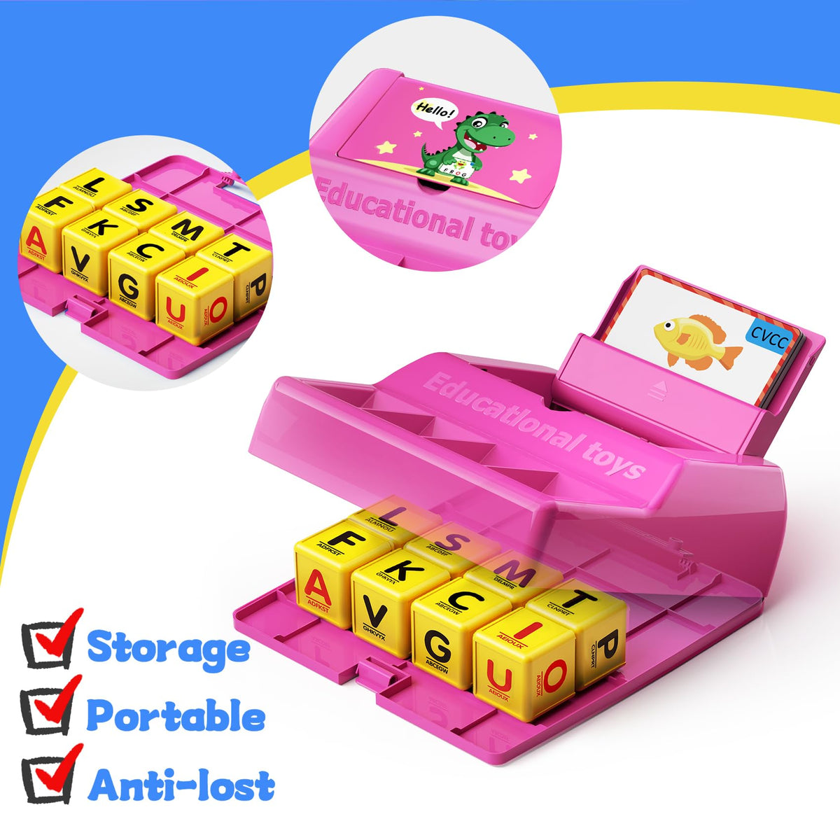 HOPEEYE classroom-friendly setup supports group learning and friendly spelling challenges.