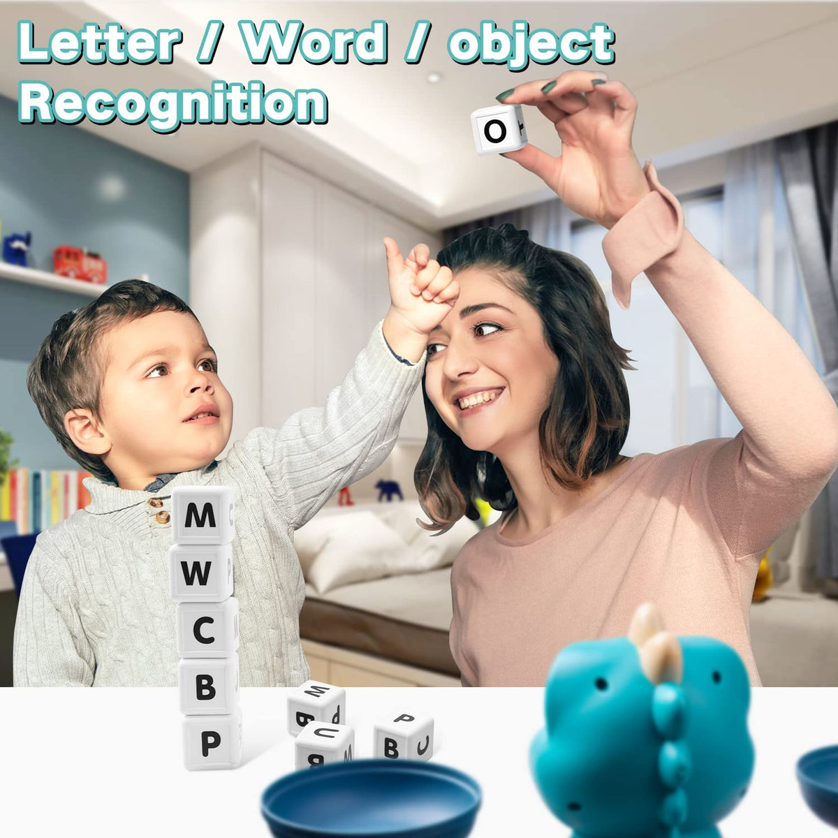 HOPEEYE large three-dimensional dinosaur design captures kids attention.