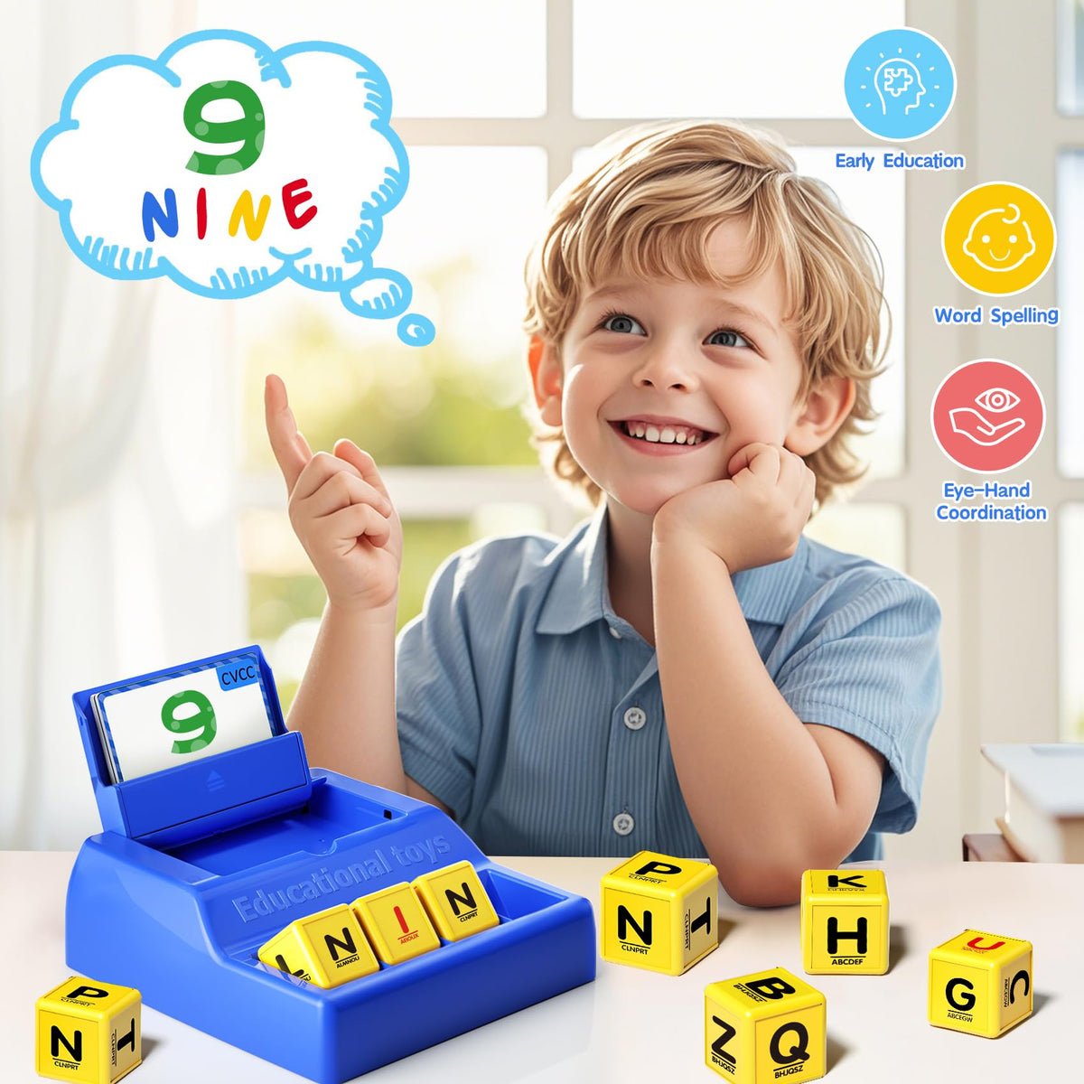 Classroom setup showing HOPEEYE for group learning