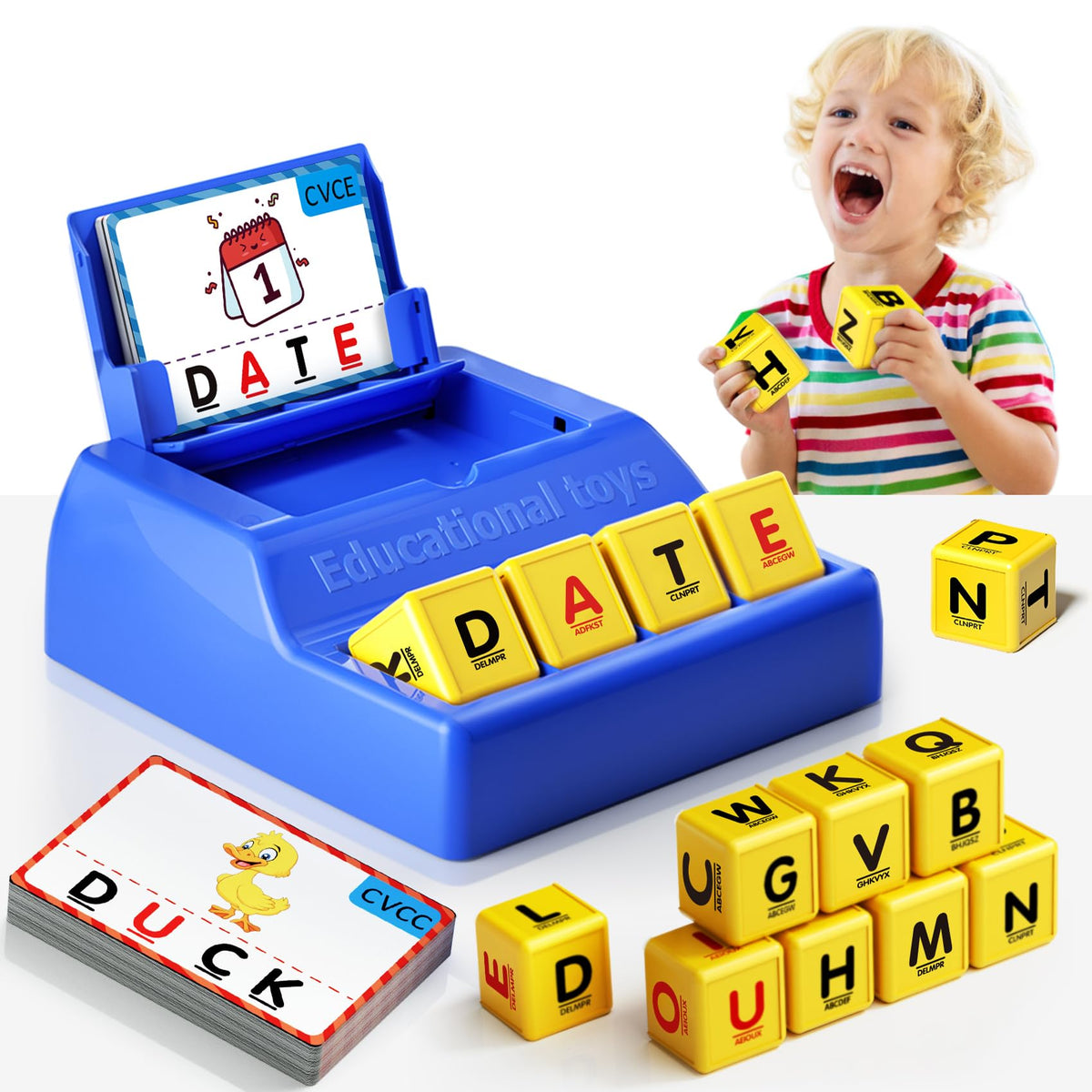 HOPEEYE folding plate feature adds challenge to word cards