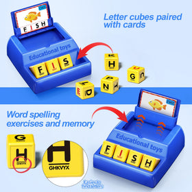HOPEEYE word cards show 60 word variants for spelling practice