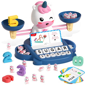 HOPEEYE Unicorn balance set for early math exploration