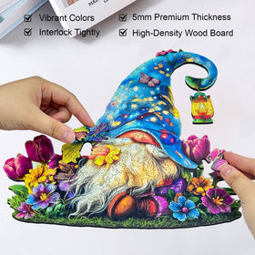 Hopelucr puzzle includes storage bag, poster, adhesive backing, and brackets