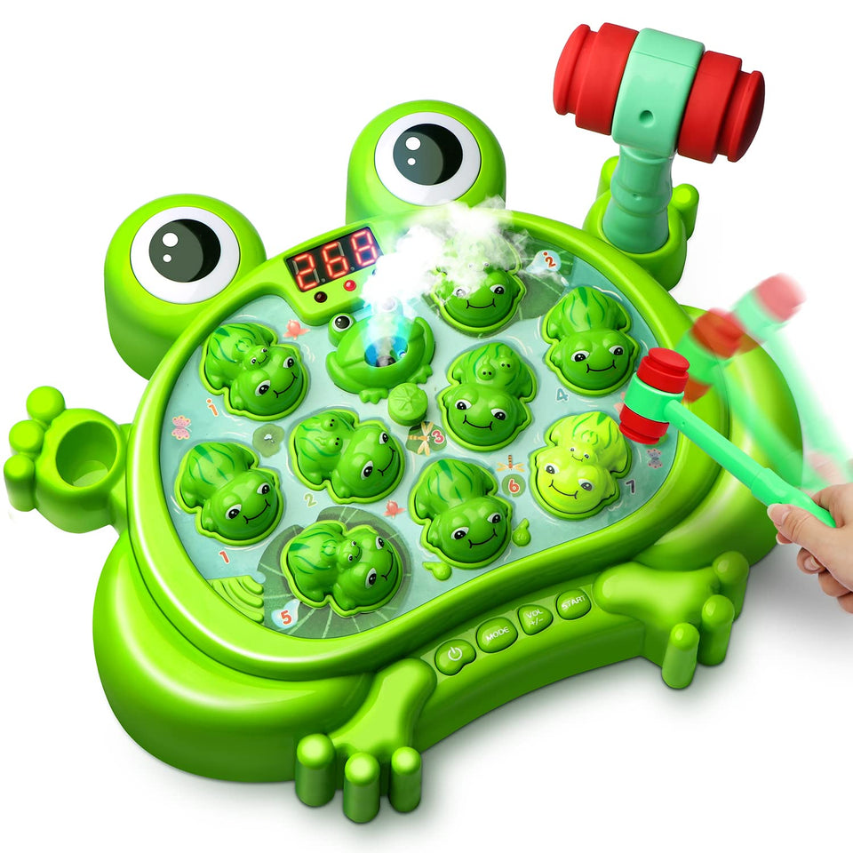 HopeRock Frog Game with bright lights and 5 modes for engaging early learning.
