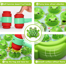 HopeRock Frog Game adjustable volume supports learning in different environments.
