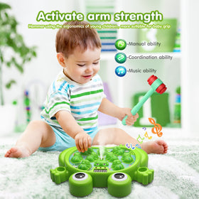HopeRock Frog Game two-player mode encourages parent-child interactions.