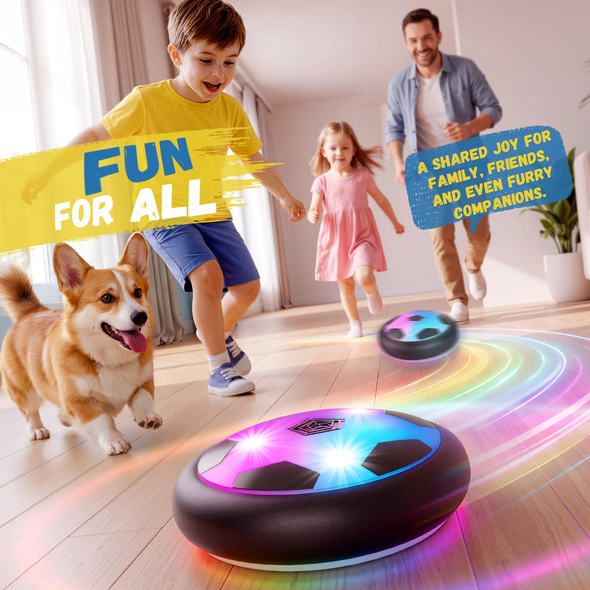 HopeRock hover ball makes a great gift for kids ages 3 to 12.