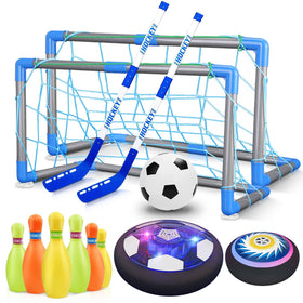 HopeRock hover soccer ball with LEDs for safe indoor and outdoor play.