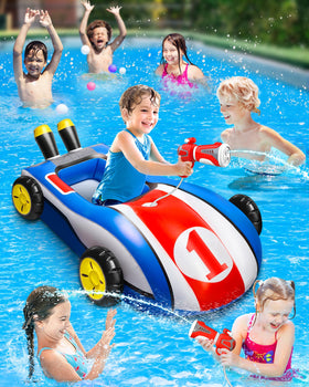 HopeRock inflatable ride-on toy emphasizes durability with thickened materials.
