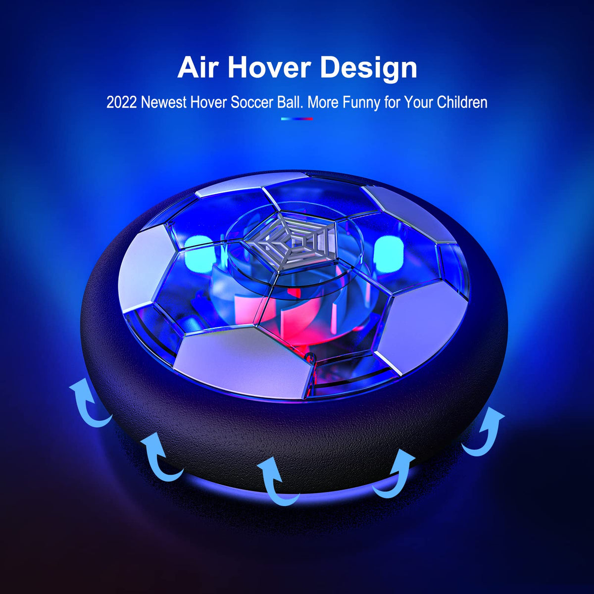 HopeRock LED-lit hover ball sparks nighttime play and imagination.