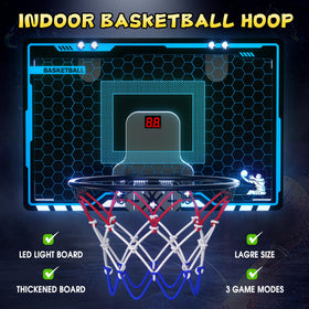 HopeRock backboard with shock-proof sponge strips protects doors and reduces noise