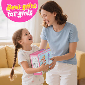 HopeRock Skip Ball Toy packaged as a cheerful gift for girls