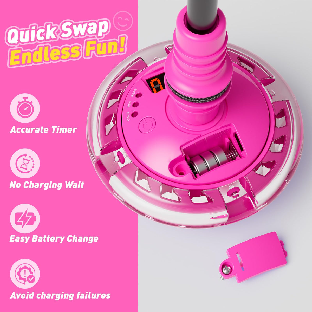 HopeRock Skip Ball Toy showing soft EVA loop for comfortable jumping