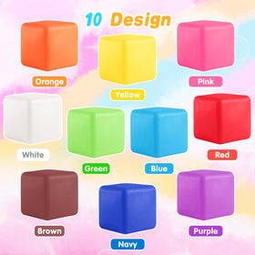 Hopihy durable stretch cube with fast rebound for repeated squeezing sessions.
