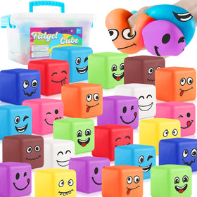Hopihy smile face stress ball close-up for quick anxiety relief at work.