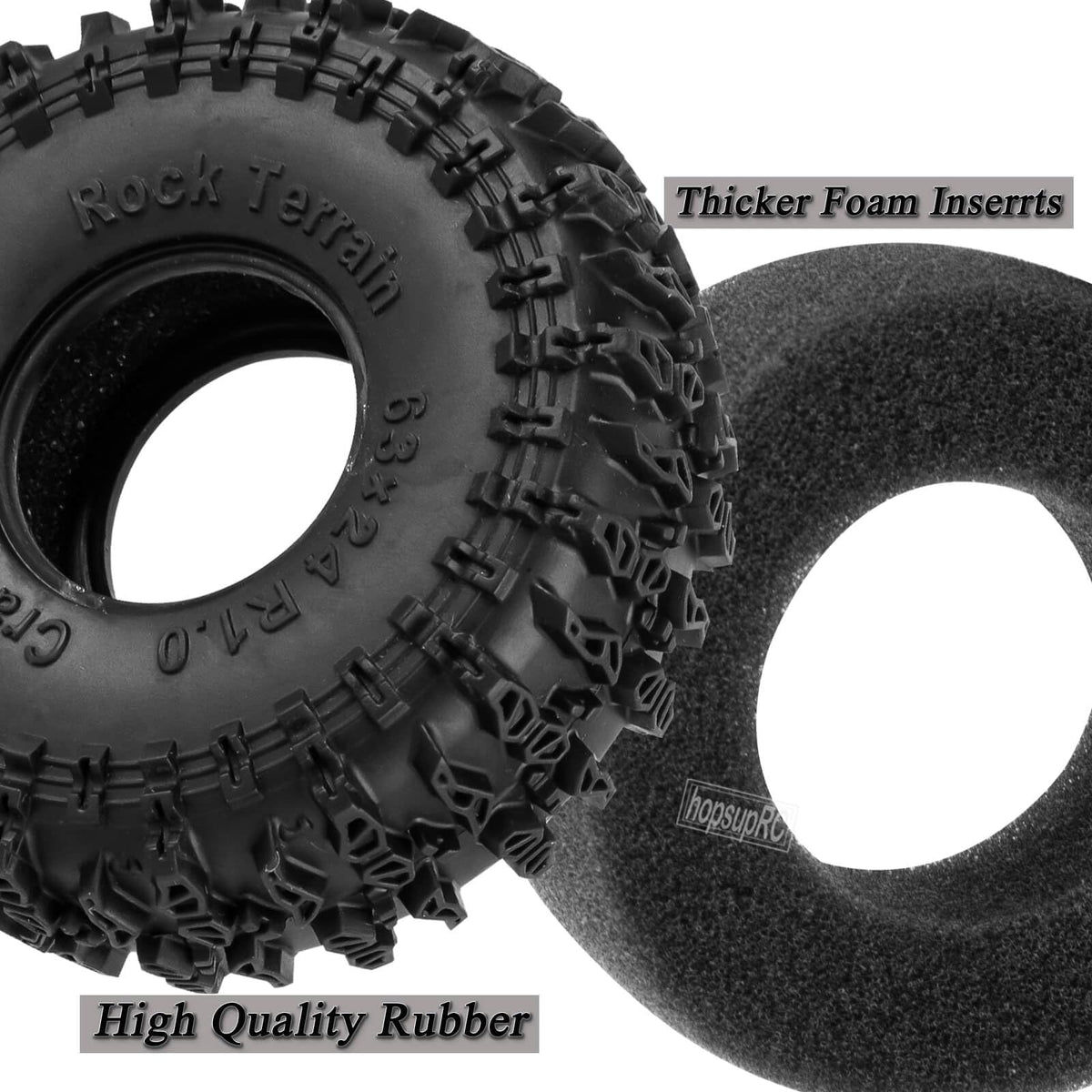 HopsupRC crash-resistant cutouts increase resilience on rough terrain.