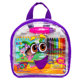 Dora glitter sticker sheet adds sparkle to imaginative playtime.