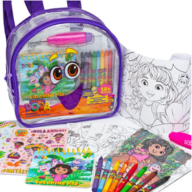 Dora Ultimate Backpack front view showcasing travel-friendly design for kids on adventures.