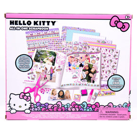 Portable 8x10 Hello Kitty scrapbook ideal for travel and on-the-go projects