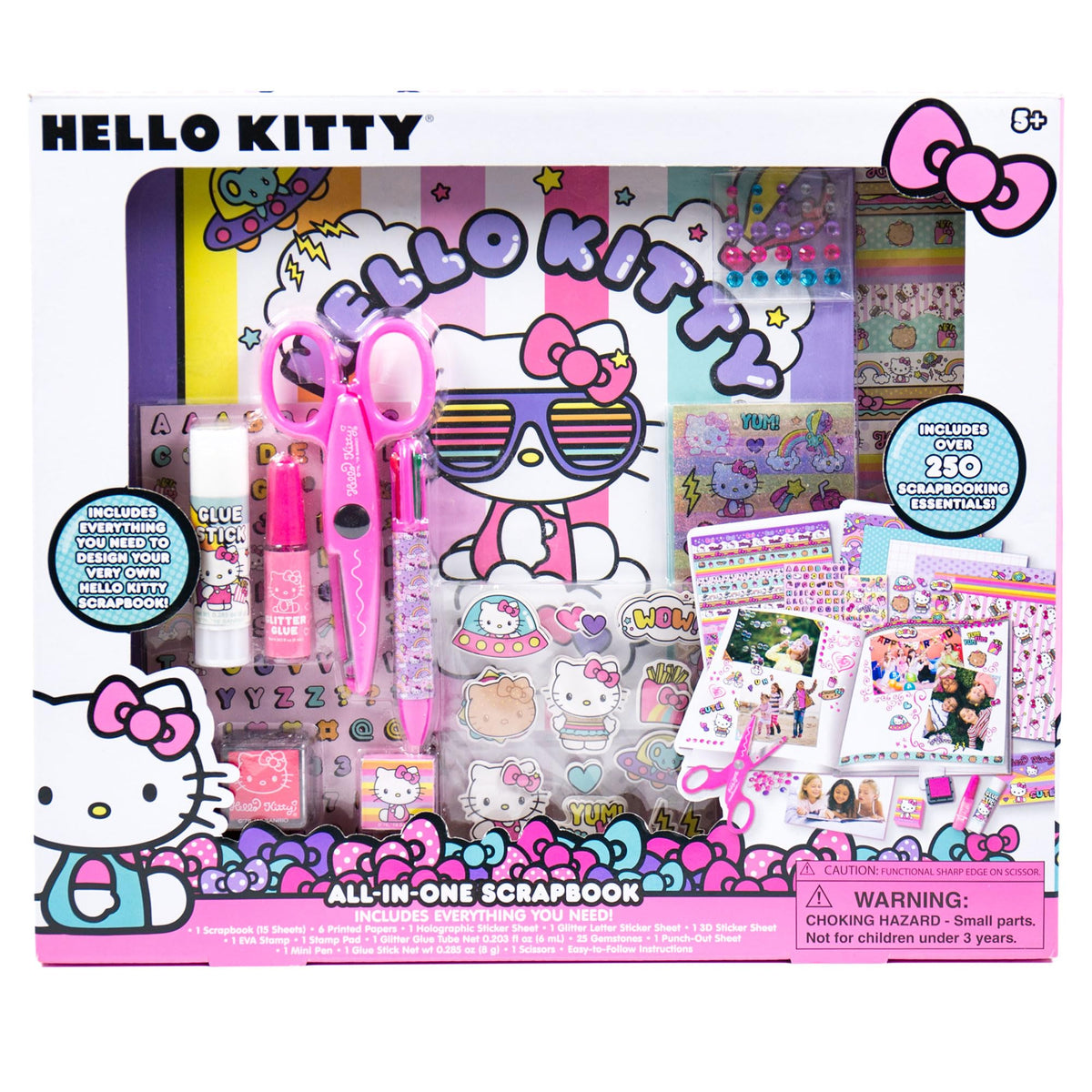 Horizon Group USA Hello Kitty scrapbook cover with colorful art for keepsakes
