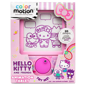 Characters on rainbows from Hello Kitty scenes inspiring imaginative storytelling