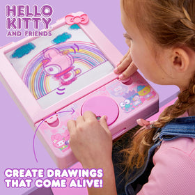 Hello Kitty design inserts to color and animate a 20-scene collection