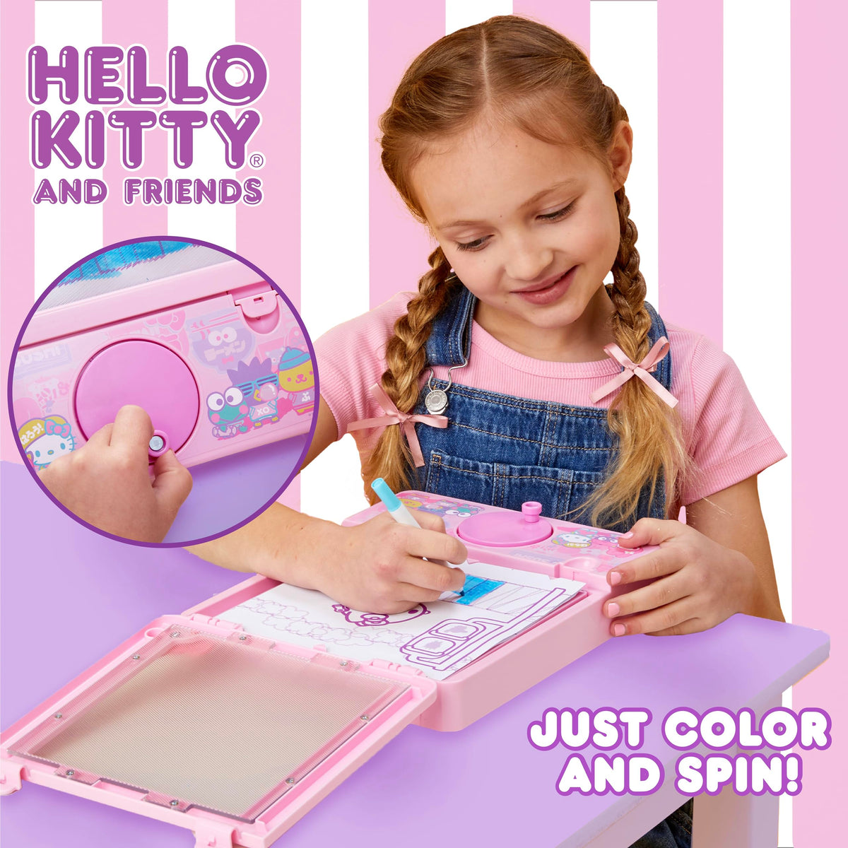 Six vibrant markers for bold, playful Hello Kitty scenes