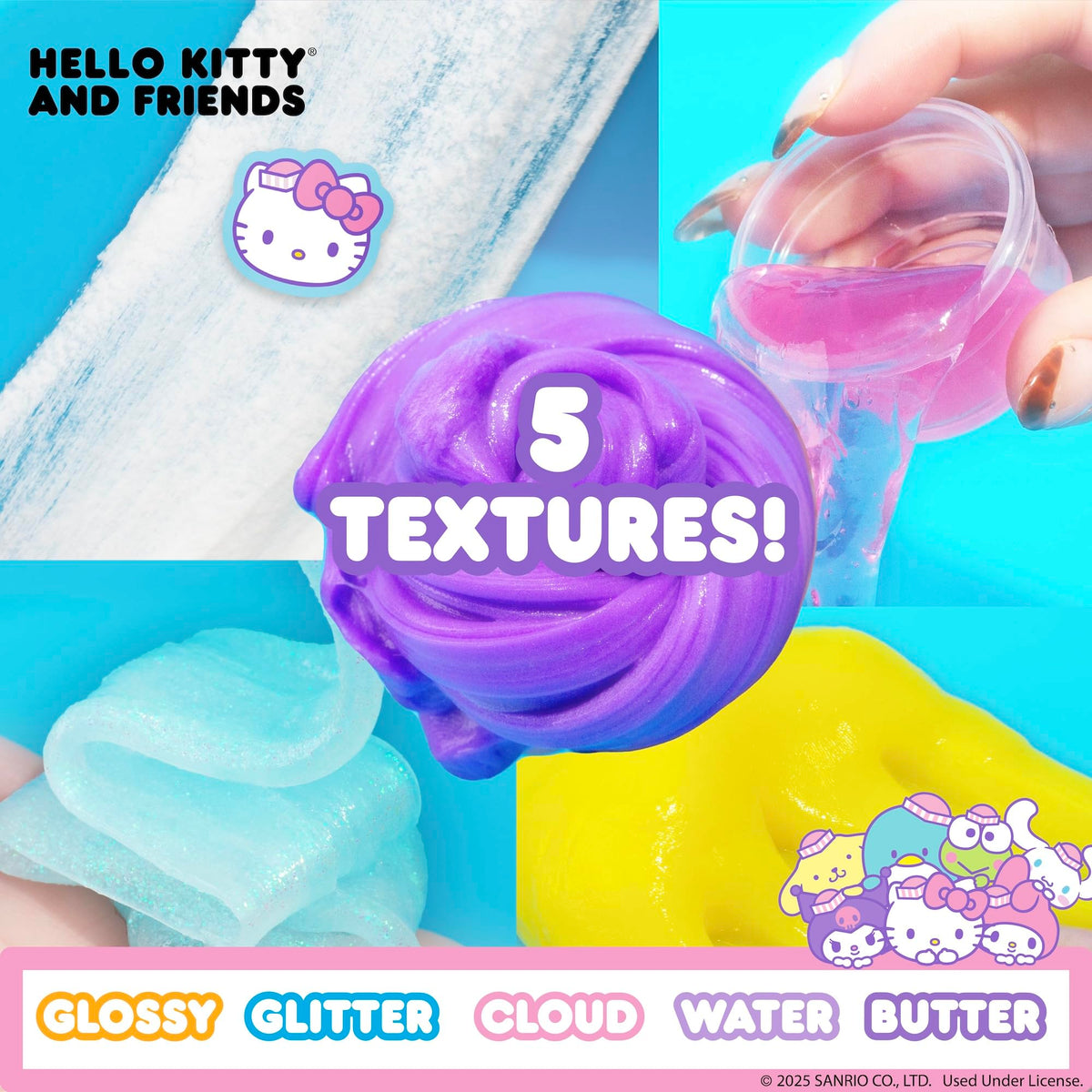 Horizon mix-ins with rainbow sprinkles and foam cubes add color and texture.