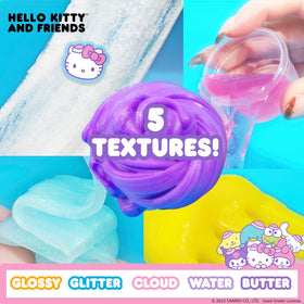 Horizon mix-ins with rainbow sprinkles and foam cubes add color and texture.