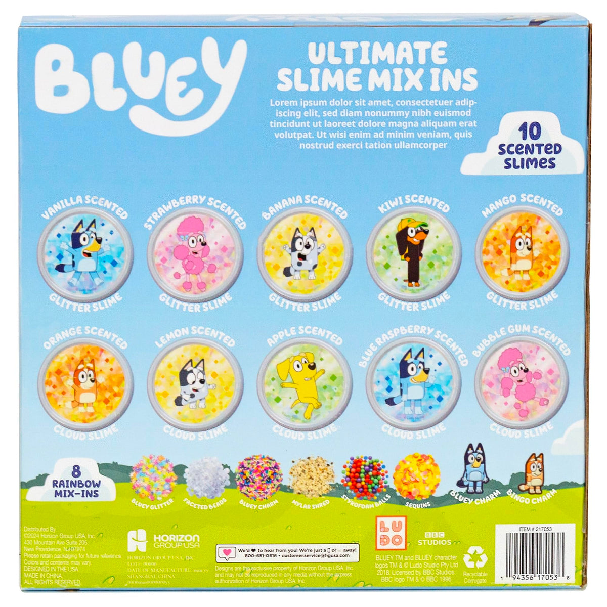 Horizon Slimygloop Mix'Ems Bluey slime party set for groups