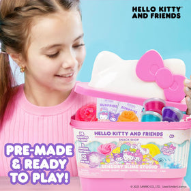 Horizon surprise rubber charms reveal collectible Sanrio characters for slime toppers.