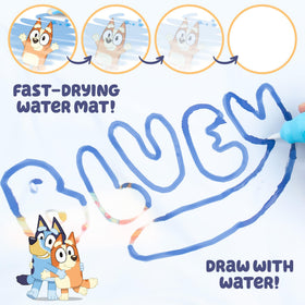 Horizon Water Ink Pad reveals vivid Bluey designs with water.