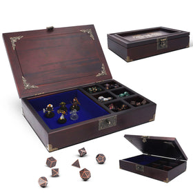 HORNATE dice tray 2in1 keeps dice organized for tabletop RPG sessions