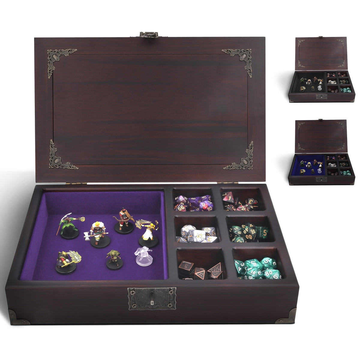 HORNATE DND dice box storage keeps dice ready and secure between turns