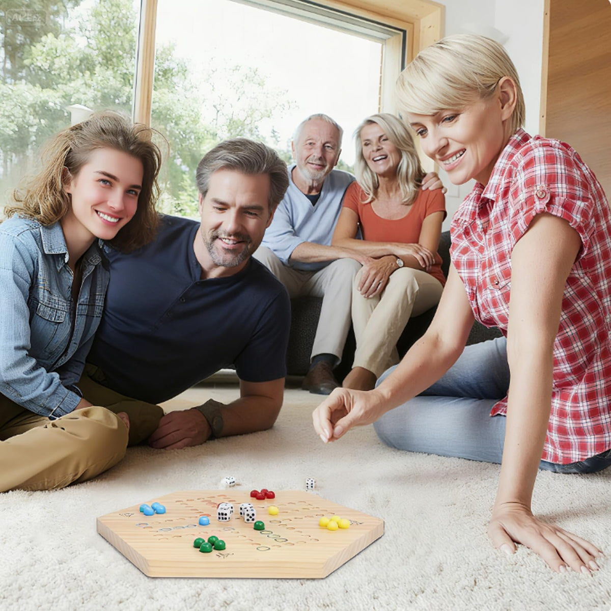 HOROW Wahoo family game night-ready for groups of 4 to 6 players.