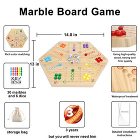 HOROW Wahoo velvet drawstring pouch stores marbles and dice securely.