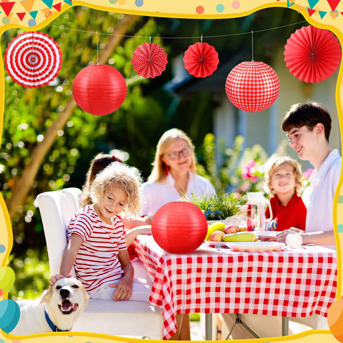 Hortsun wedding and event decor enhances a romantic, coordinated ambiance.