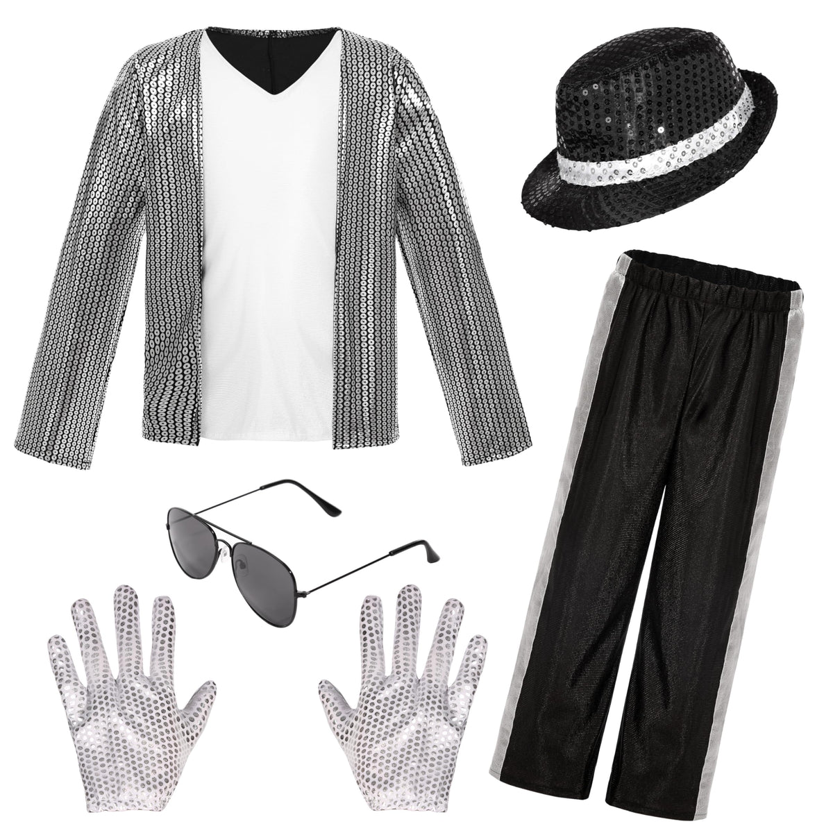HORTYZON Kids Dance Star gloves enhance glam and cosplay.