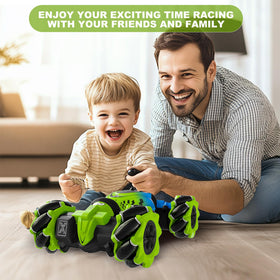 HOSHIPLAY gesture RC car green off-road action ready for outdoors