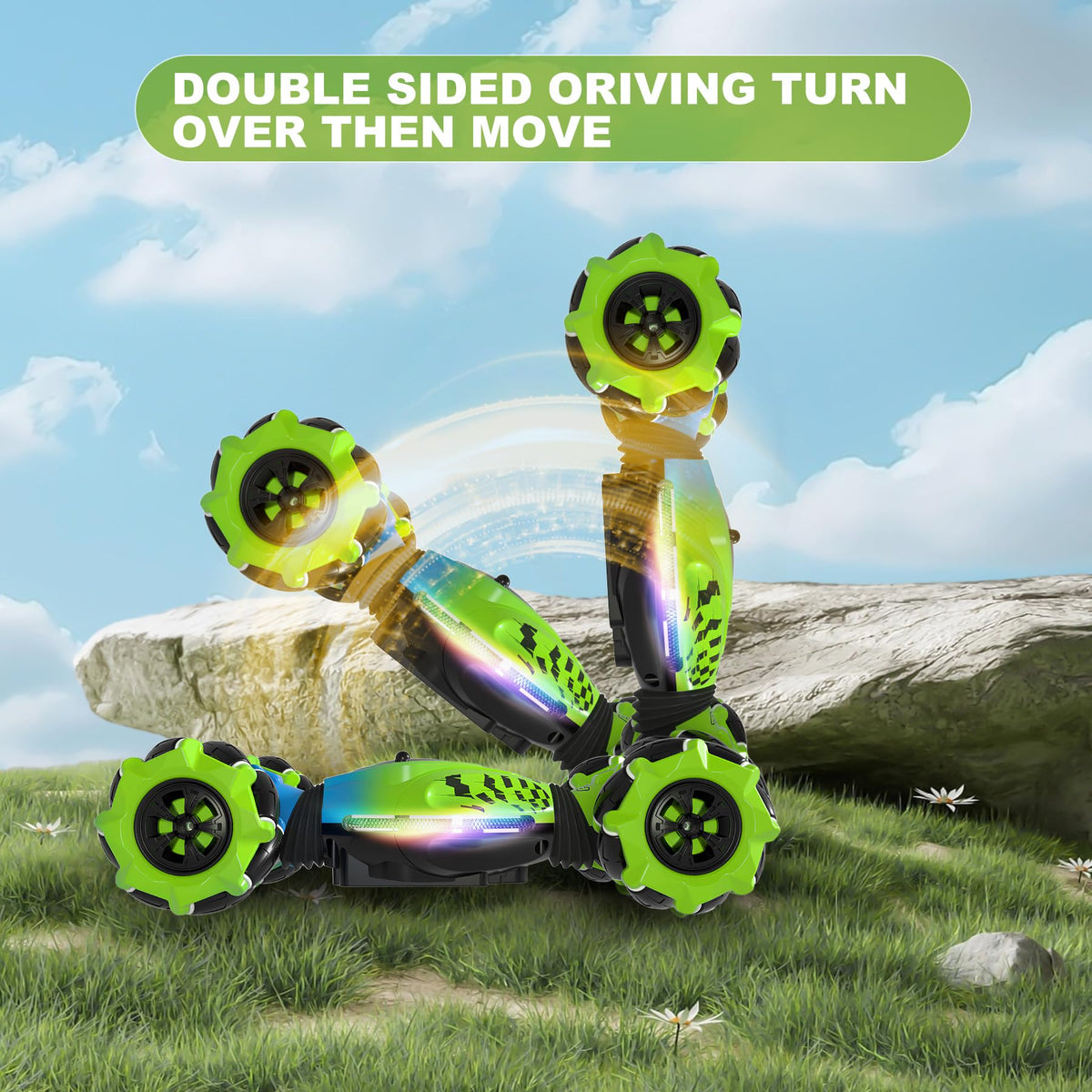 HOSHIPLAY gesture RC car green remote control for easy learning