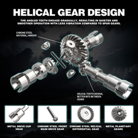 Hosim RC truck showcases durable chrome steel gears for heavy off-road bashing