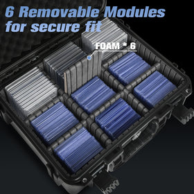 HOSOCASE case with removable dividers enabling flexible layout