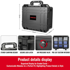 HOSOCASE durable PP construction provides impact resistance