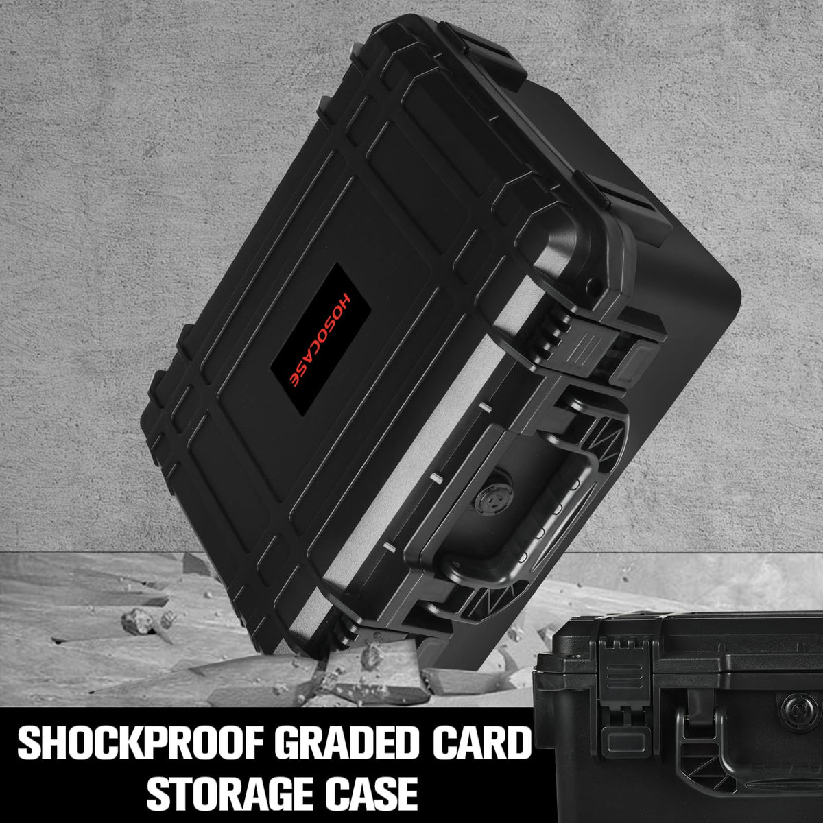 HOSOCASE IP67 waterproof rating protects cards from water and dust