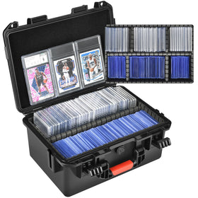 HOSOCASE sports card case with 300+ slabs capacity keeps PSA slabs organized and protected.