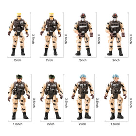 HOSPONY 56-in-1 army motorcycle visuals for fast-paced chases