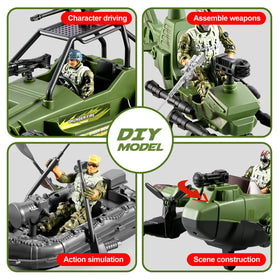 HOSPONY 58-in-1 weapon gears for varied missions