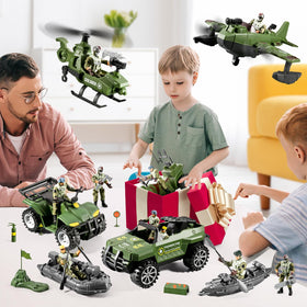 HOSPONY 78-in-1 army men figures with weapons for detailed poses